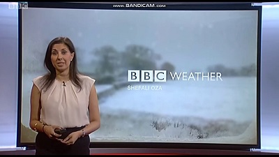 Oza while working as a weather reporter fir BBC. Know about her career, profession and more
